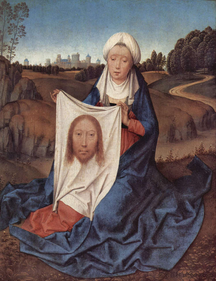 圣维罗尼卡 St. Veronica (1470 - 1475)，汉斯·梅姆林