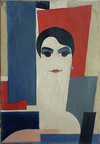 朵拉·鲁克瑟的肖像 Portrait of Dora Rukser (1927)，汉斯·里克特