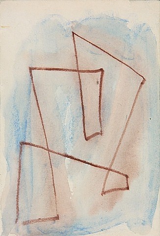 迷宫草图 - No. 301 Sketch for Labyrinth - no. 301 (1970)，汉斯·里克特