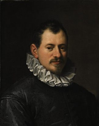 雅各布·比利韦蒂的肖像 Portrait of Jacopo Biliverti (1585)，汉斯·冯·阿亨