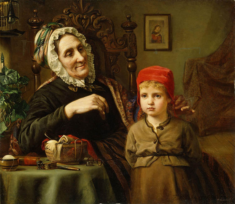 小红帽 Little Red Riding Hood (1872)，哈里特·贝克