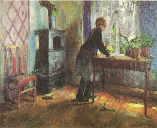 窗边的女孩 Girl by the Window (1891)，哈里特·贝克