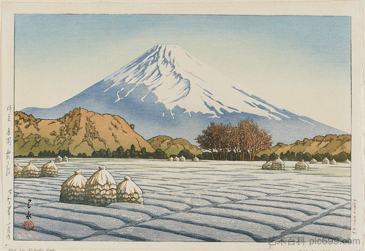 长冈的寒冷早晨 Frosty Morning in Nagaoka (1939)，川濑巳水