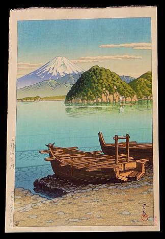 水户海滩的早晨 Morning at Mito Beach (1953)，川濑巳水