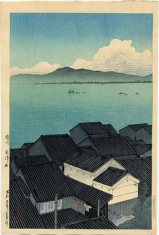 Okitsu-cho， 苏鲁加 Okitsu-cho, Suruga (1934)，川濑巳水