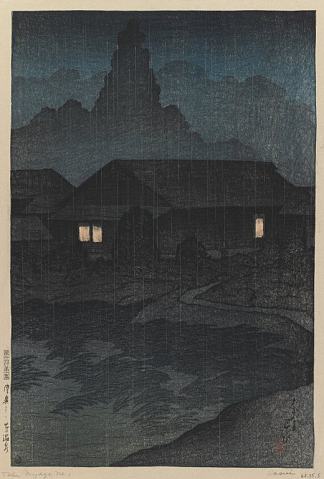 宫上太比 1 – 陆奥津田温泉 Tabi Miyage Dai 1 – Shu Mutsu-Tsuta Onsen (1919)，川濑巳水