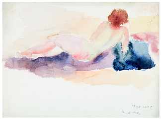 斜倚的裸体 Reclining Nude (1938)，海达·斯特恩