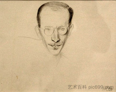 艺术家索尔·斯泰伯格 The Artist Saul Steiberg (1944)，海达·斯特恩