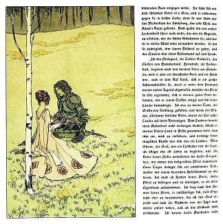 《三姐妹纪事》的书籍 15 Die Bucher Der Chronika Der Drei Schwestern 15 (c.1900)，海因里希·勒夫勒