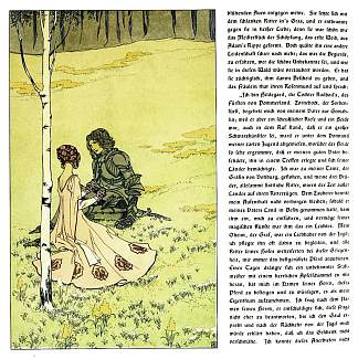 《三姐妹纪事》的书籍 15 Die Bucher Der Chronika Der Drei Schwestern 15 (c.1900)，海因里希·勒夫勒