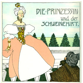 标题 A 养猪人 Titel a Schweinehirt (c.1897)，海因里希·勒夫勒