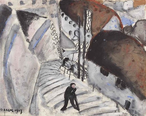 楼梯 Die Treppe (1907)，海伦达姆