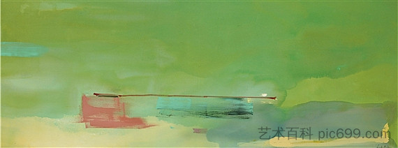 春景 Springscape (1975)，海伦·弗兰肯萨勒