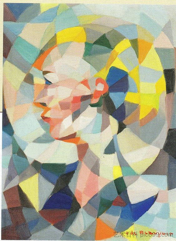 自画像 Self Portrait (1955)，海伦娜·德·波伏娃