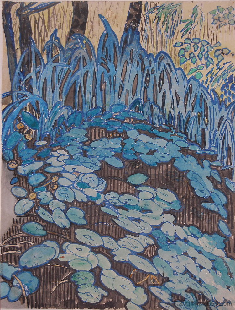 睡莲 Water lilies (1930)，海伦·吉内皮德