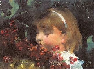 一个孩子的肖像 Portrait of a Child (1883)，海伦·谢夫贝克