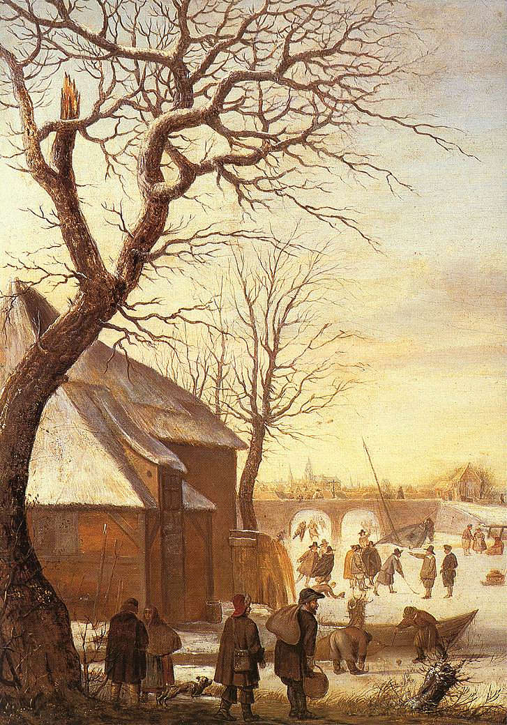 冬季景观 Winter Landscape，亨德里克·艾弗坎普