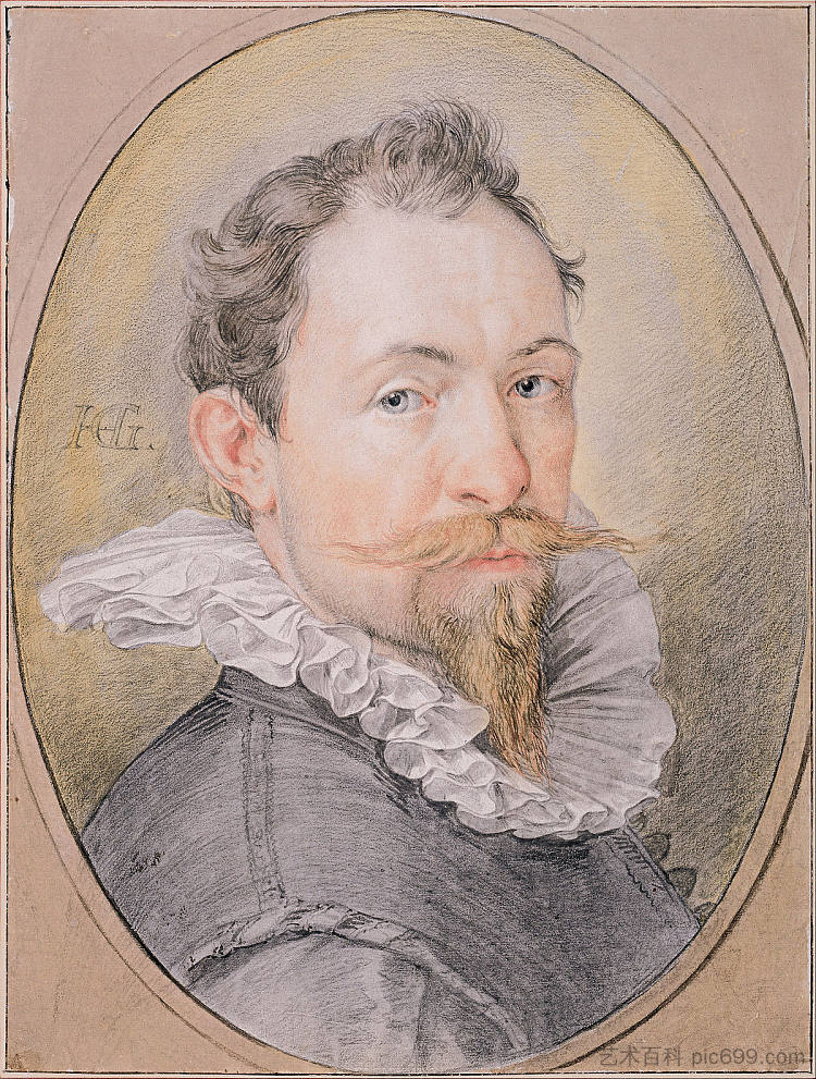 自画像 Self Portrait (1593 - 1594)，亨德里克·戈尔齐乌斯