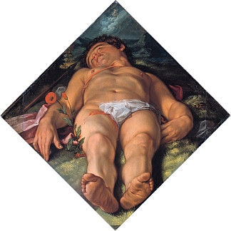 垂死的阿多尼斯 Dying Adonis (1609)，亨德里克·戈尔齐乌斯