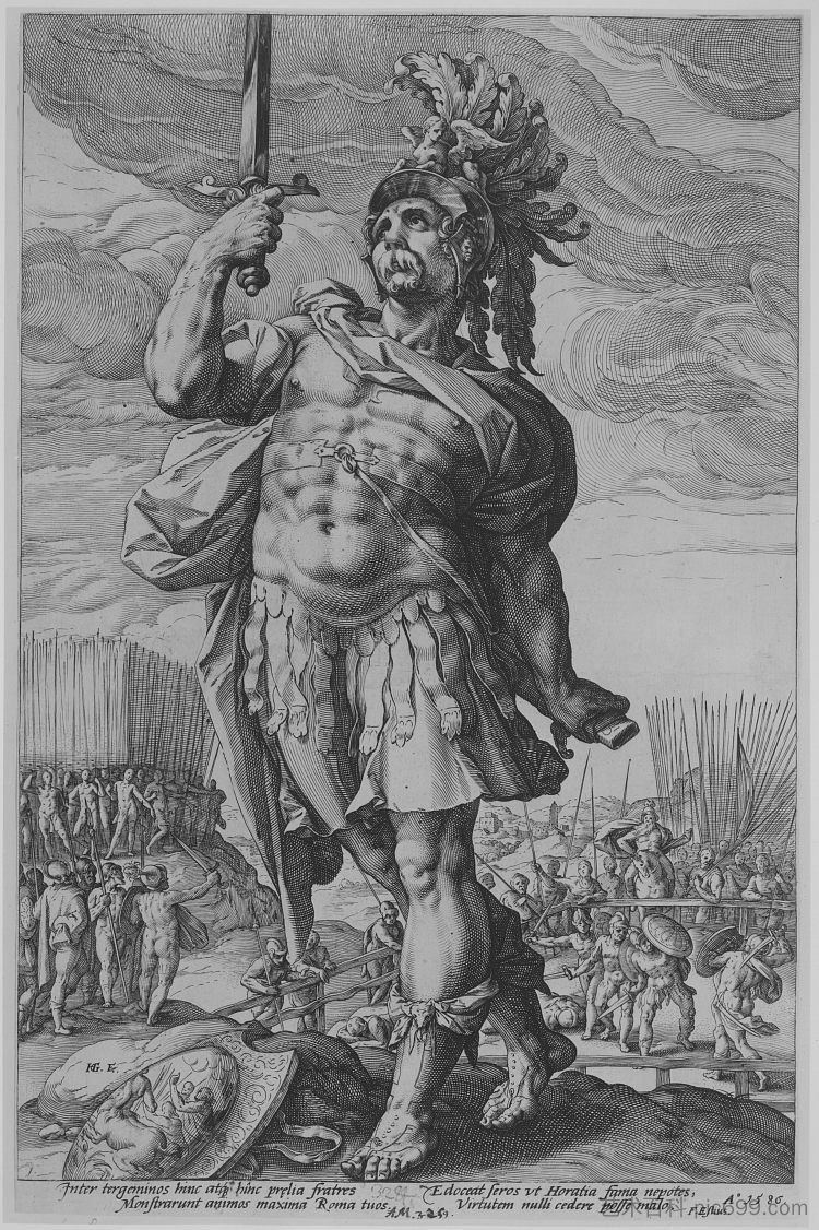 普布利乌斯·霍勒斯 Publius Horatius (1586),亨德里克·戈尔齐乌斯