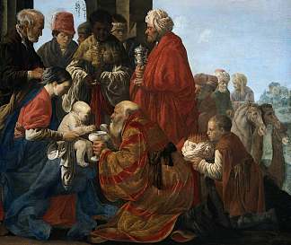 贤士的崇拜 The Adoration of the Magi (1619)，亨德里克·特布鲁根