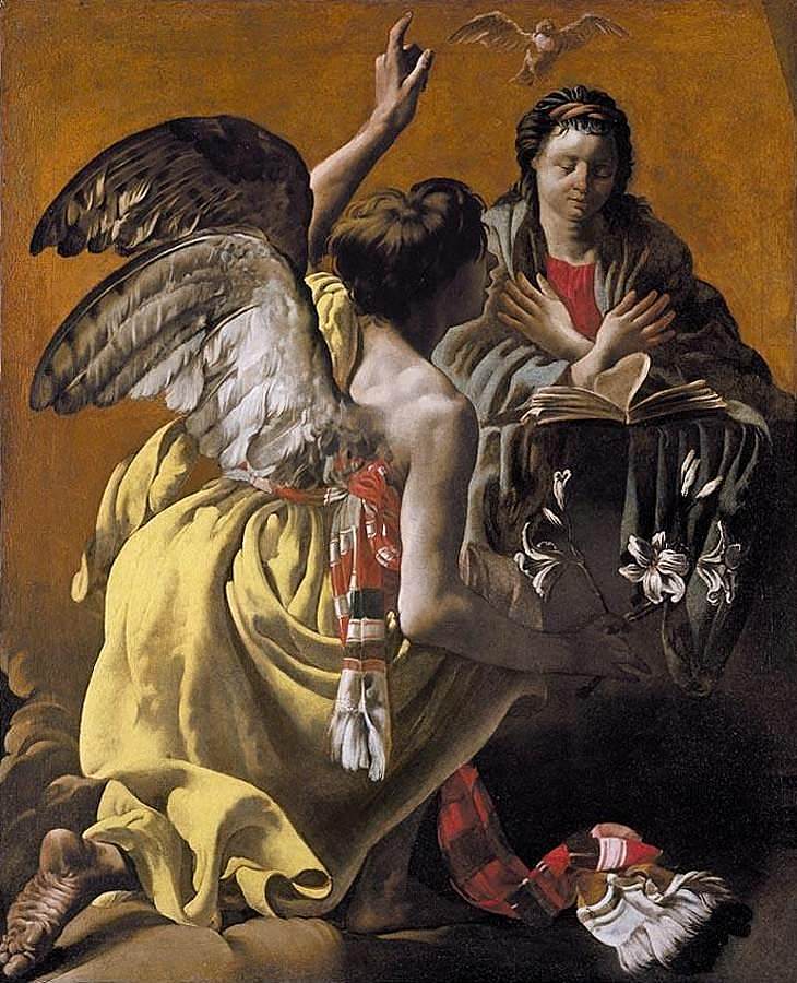 天使报喜 The Annunciation (1624 - 1625)，亨德里克·特布鲁根