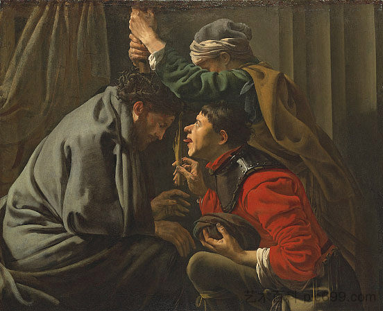 对基督的嘲弄 The Mocking of Christ (c.1625)，亨德里克·特布鲁根