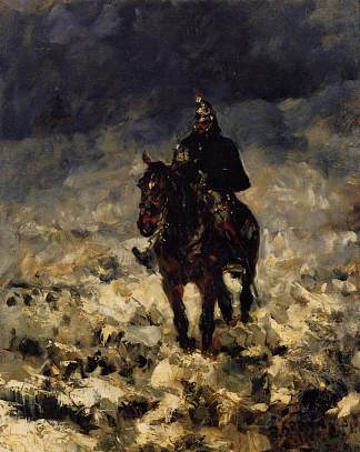 胸甲骑兵 Cuirassier (1881)，亨利·玛丽·雷蒙·德·图卢兹·劳特累克