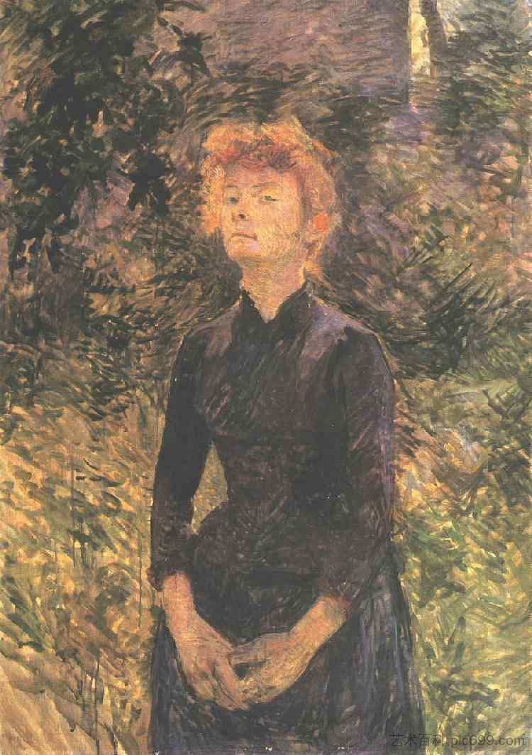 在巴蒂尼奥勒斯... In Batignolles... (1888),亨利·玛丽·雷蒙·德·图卢兹·劳特累克