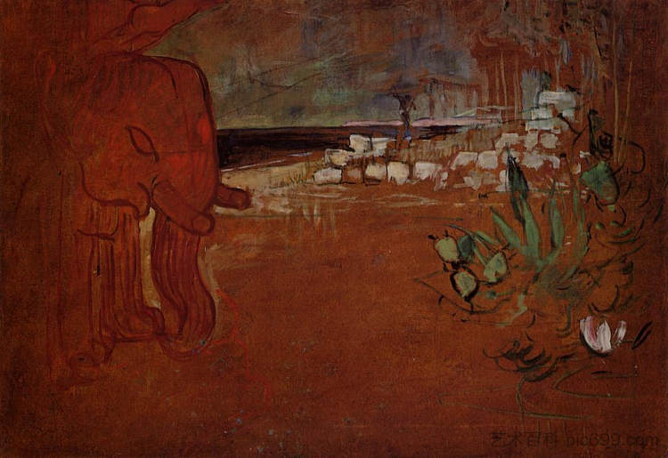 印度装饰 Indian Decor (1894),亨利·玛丽·雷蒙·德·图卢兹·劳特累克