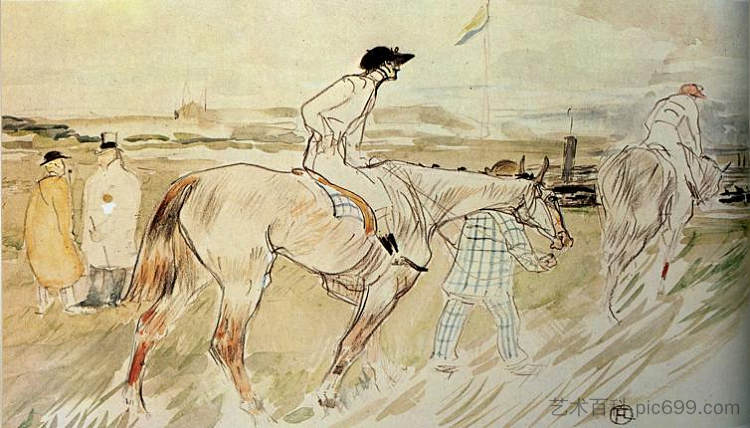 热情地想要一些东西就足够了吗（好骑师） Is it Enough to Want Something Passionately ( The Good Jockey ) (1895)，亨利·玛丽·雷蒙·德·图卢兹·劳特累克