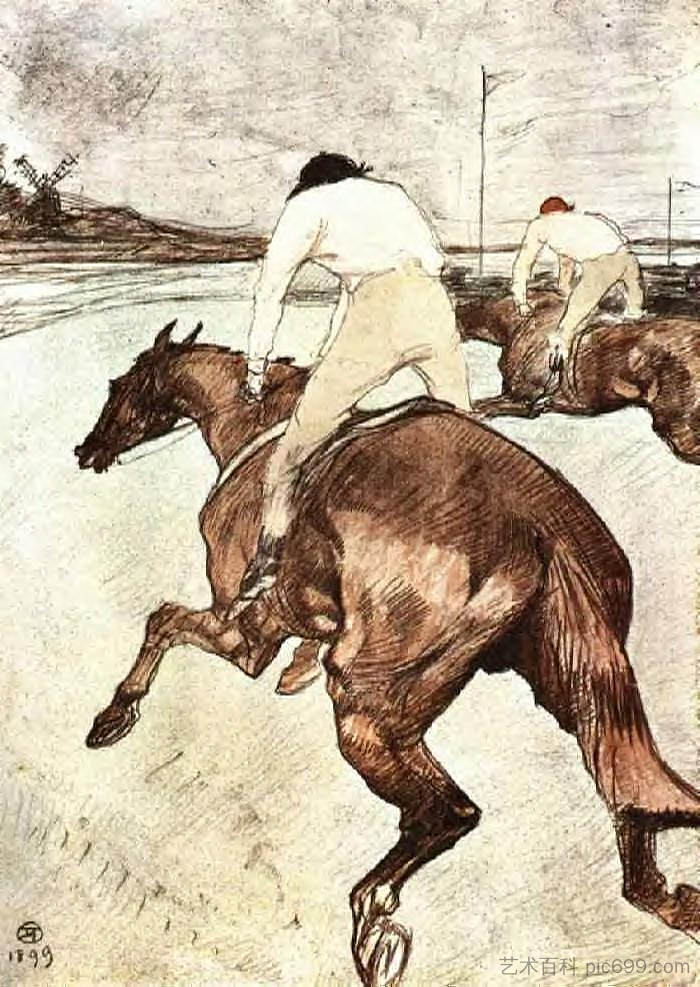 骑师 The Jockey (1899),亨利·玛丽·雷蒙·德·图卢兹·劳特累克