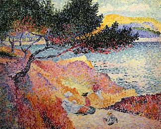圣克莱尔海滩 La Plage de Saint-Clair (1906 – 1907)，亨利·埃德蒙·克罗斯