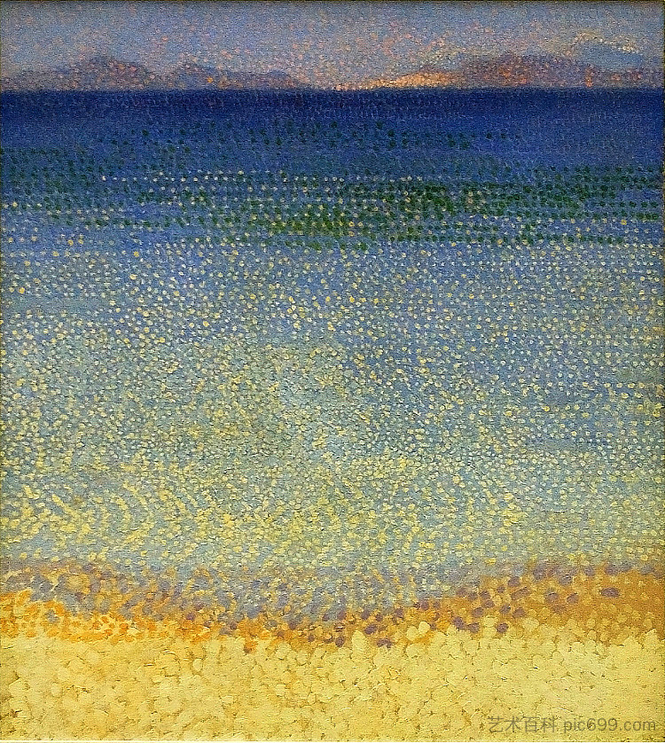 The Iles d'Or（The Iles d'Hyeres， Var） The Iles d'Or (The Iles d'Hyeres, Var) (c.1891 - c.1892)，亨利·埃德蒙·克罗斯