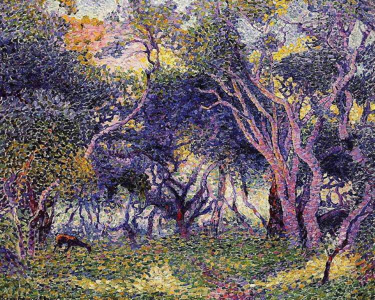 灌木丛 The Undergrowth (1906 - 1907)，亨利·埃德蒙·克罗斯