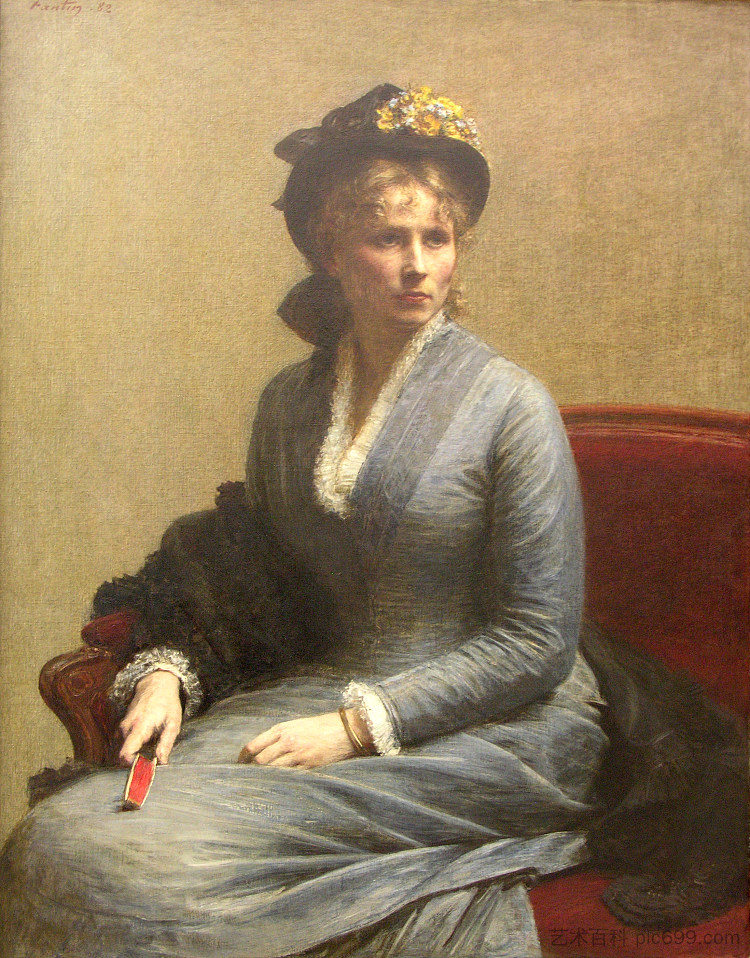 夏洛特杜堡 Charlotte Dubourg (1882)，亨利·方丹·拉图尔