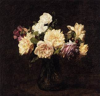 玫瑰 Roses (1894)，亨利·方丹·拉图尔