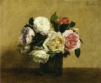 玫瑰 Roses，亨利·方丹·拉图尔