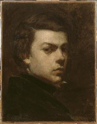自画像 Self Portrait (1853)，亨利·方丹·拉图尔