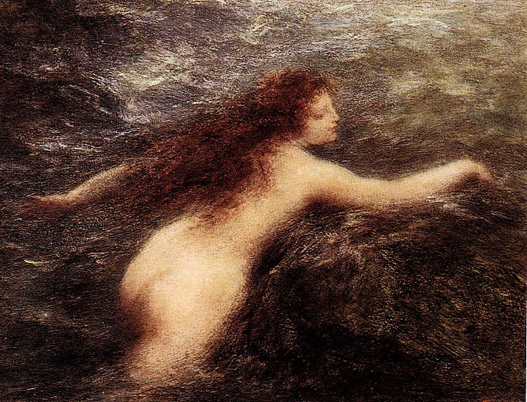 洗眼壶 Undine (c.1896),亨利·方丹·拉图尔