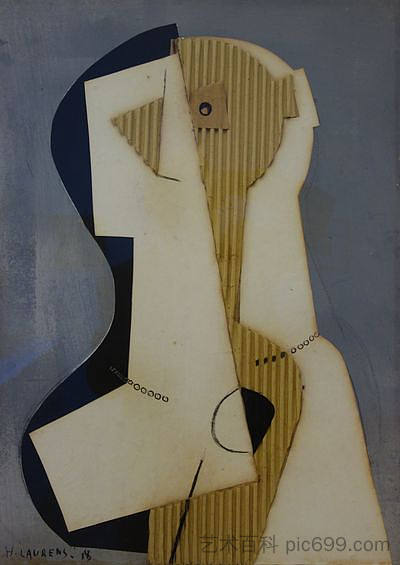 女人的头 Tête de femme (1918; France  )，亨利劳伦斯