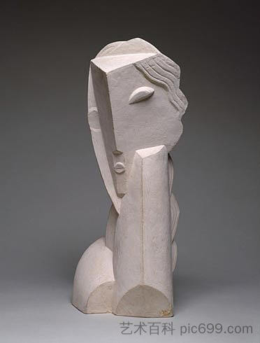 一个年轻女孩的头 Head of a Young Girl (1920),亨利劳伦斯
