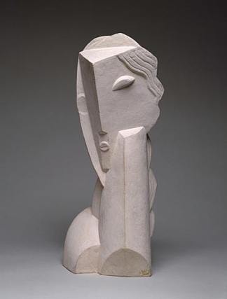 一个年轻女孩的头 Head of a Young Girl (1920)，亨利劳伦斯