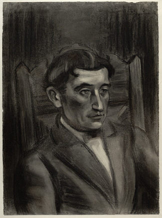 朱尔斯·罗曼斯的肖像 Portrait of Jules Romains (1922)，亨利·勒福康尼尔