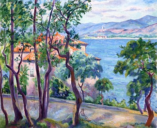 格里曼德景观 View over Grimand (1920)，亨利·曼金