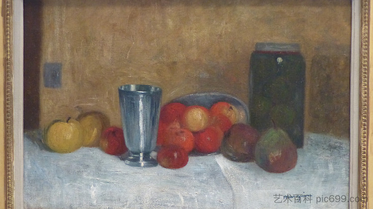 静物与银杯 Still Life with a Silver Goblet，亨利·曼金