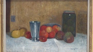 静物与银杯 Still Life with a Silver Goblet，亨利·曼金