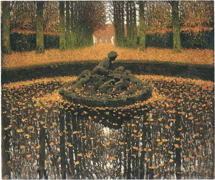 凡尔赛女王喷泉 Fountain of the Versailles Queen (1920)，亨利马丁