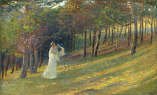 树林里的俄耳甫斯 Orpheus in a Wood (1895)，亨利马丁