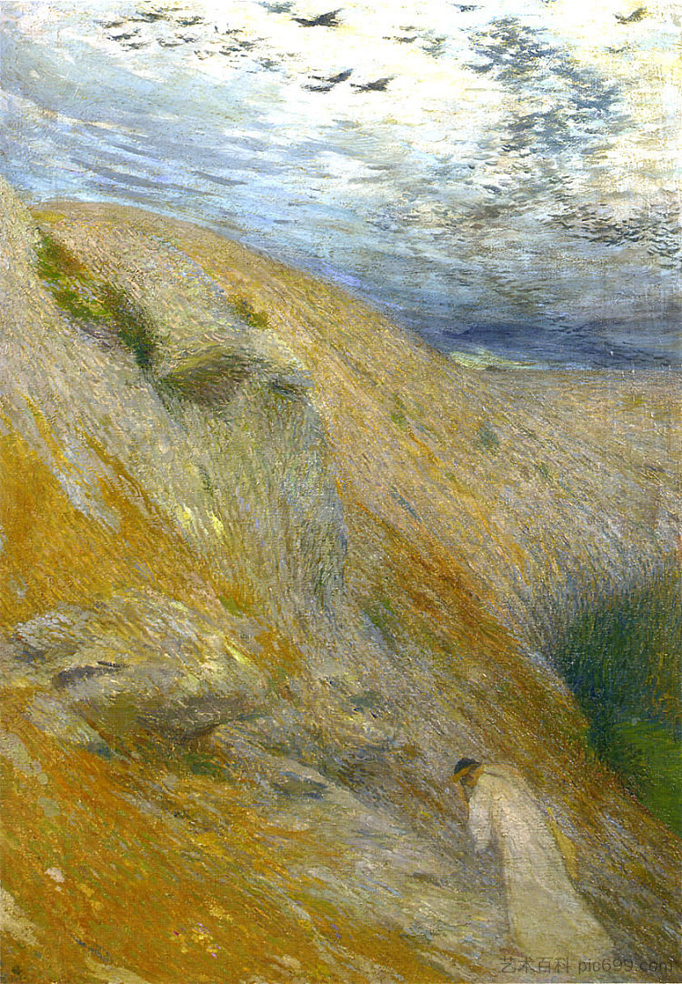 俄耳甫斯追捕欧律狄刻归来 Orpheus Returns from the Pursuit of Eurydice,亨利马丁